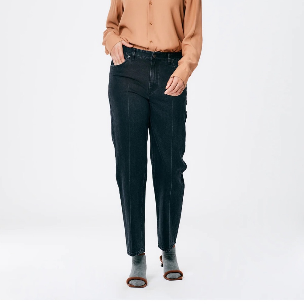 Tibi Black Denim Elfie Jean
